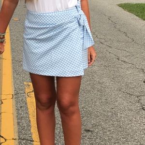 forever 21 checkered skirt